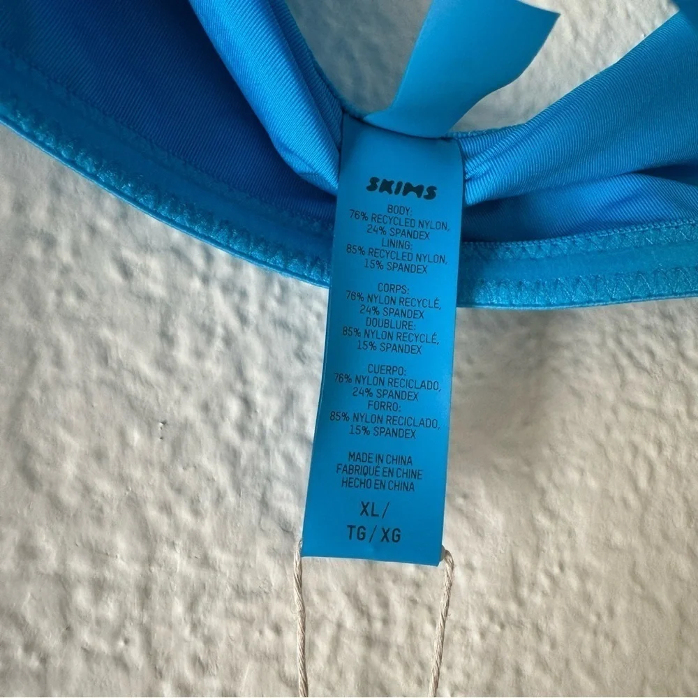 Skims Long Sleeve Bikini Top